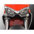 DBK Special Parts (Ducabike) Aluminum Upper Radiator Guard for the Ducati Streetfighter V2
